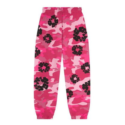 Denim Tears The Cotton Wreath Sweatpant Pink Camo - Afewvibe