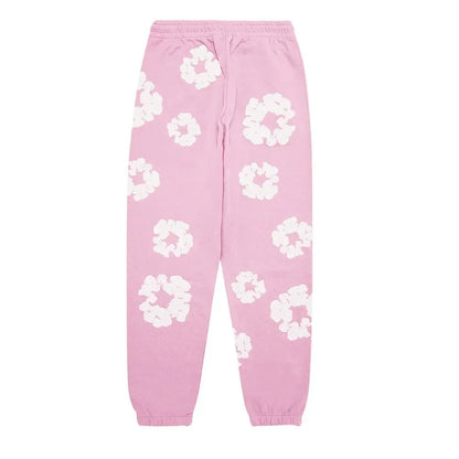 Denim Tears The Cotton Wreath Sweatpants Pink - Afewvibe