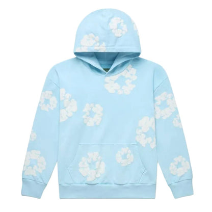 Denim Tears The Cotton Wreath Sweatshirt Powder Blue - Afewvibe