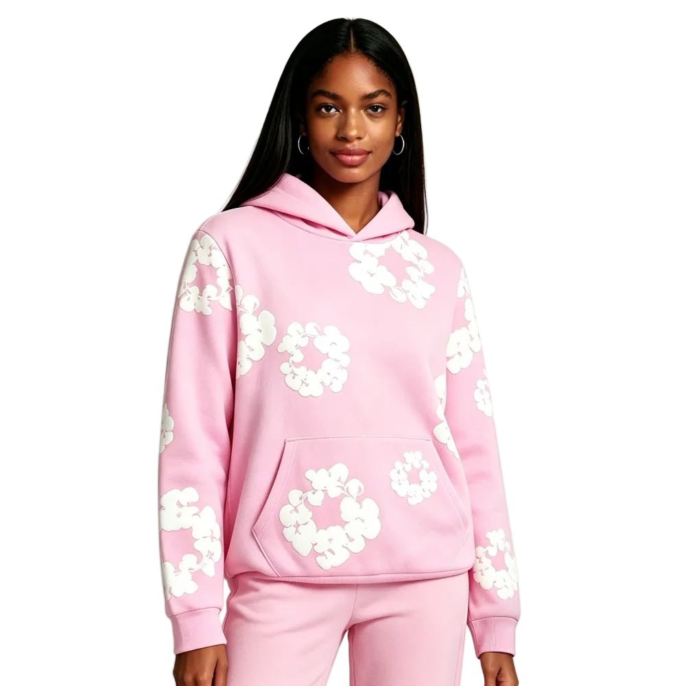 Denim Tears The Cotton Wreath Sweatshirt Powder Pink - Afewvibe