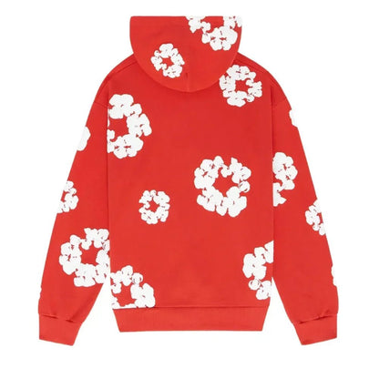 Denim Tears The Cotton Wreath Sweatshirt Red - Afewvibe