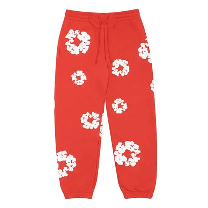 Denim Tears The Cottonwreath Sweatpant Red - Afewvibe