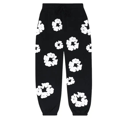 Denim Tears The Cottonwreath Sweatpants Black - Afewvibe