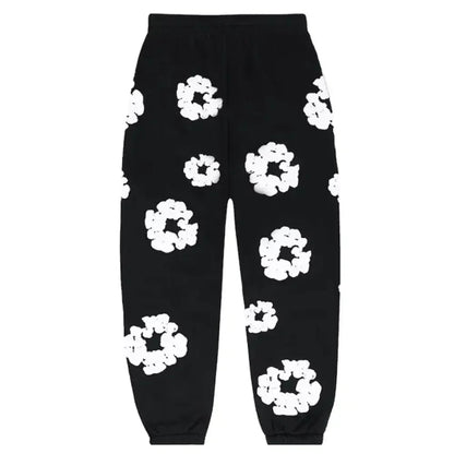Denim Tears The Cottonwreath Sweatpants Black - Afewvibe