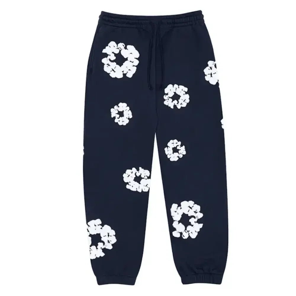 Denim Tears The Cottonwreath Sweatpants Navy - Afewvibe