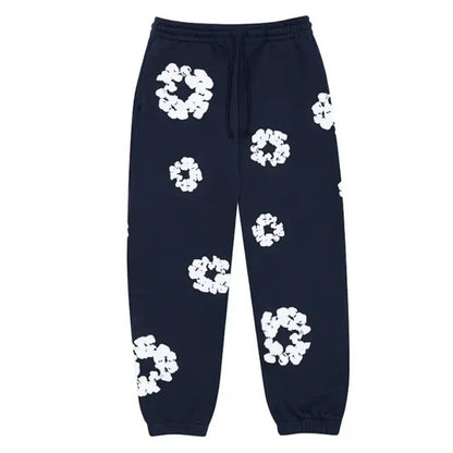 Denim Tears The Cottonwreath Sweatpants Navy - Afewvibe