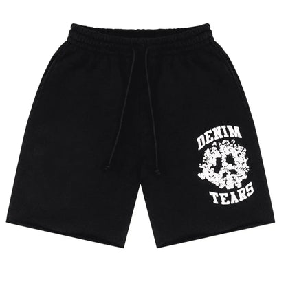 Denim Tears University Shorts Black - Afewvibe