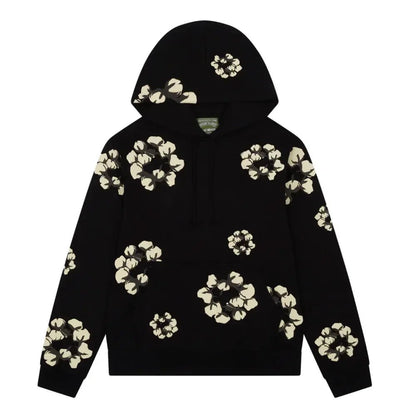 Denim Tears x CPFM Cactus Tears Wreath Hoodie Black - Afewvibe