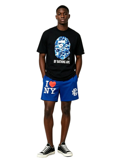 Eric Emanuel EE I Love New York Short Royal Blue White - Afewvibe