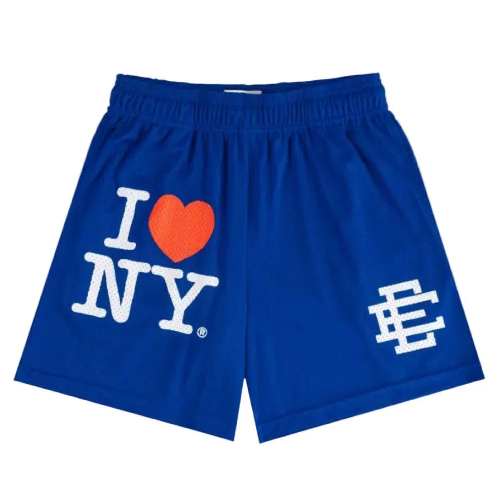 Eric Emanuel EE I Love New York Short Royal Blue White - Afewvibe
