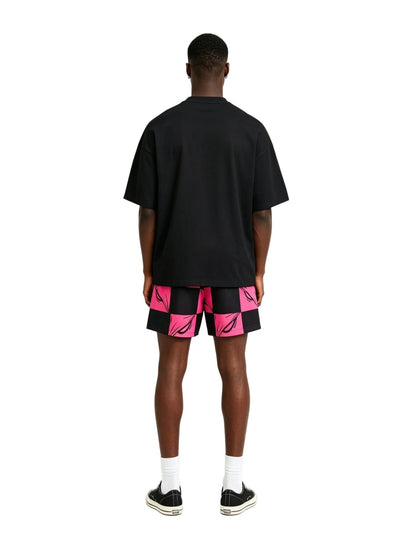 Eric Emanuel x Matty Boy EE Short Pink Silver Friends & Family - Afewvibe