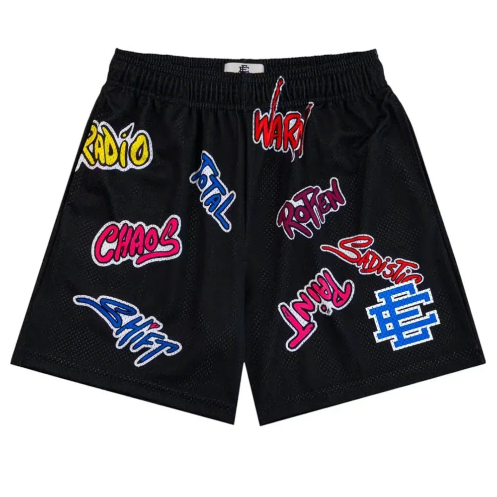 Eric Emanuel x Matty Boy EE Shorts Black/Blue - Afewvibe