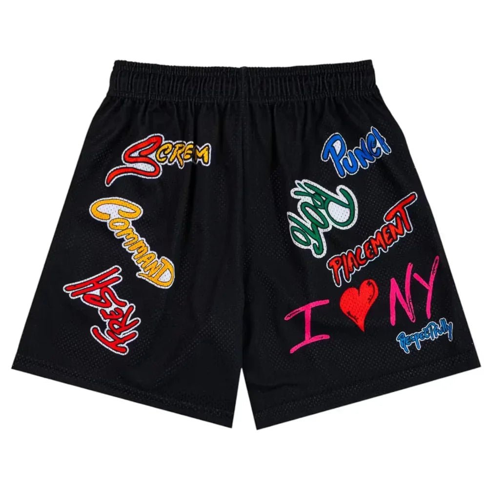 Eric Emanuel x Matty Boy EE Shorts Black/Blue - Afewvibe