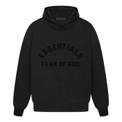 Fear of God Essentials Black Collection Hoodie Jet Black - Afewvibe