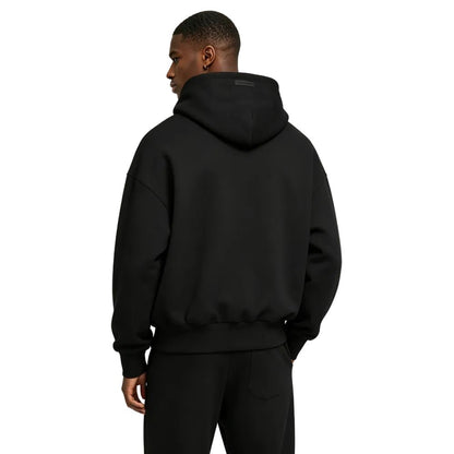 Fear of God Essentials Classic Fleece Hoodie Vintage Black - Afewvibe