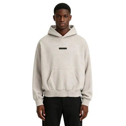 Fear of God Essentials Classic Hoodie Heather Stone - Afewvibe