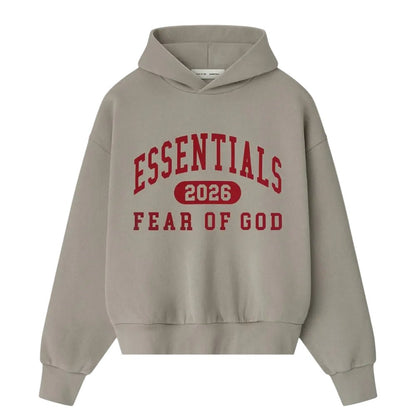 Fear of God Essentials Classic Hoodie Smoke Grey - Afewvibe