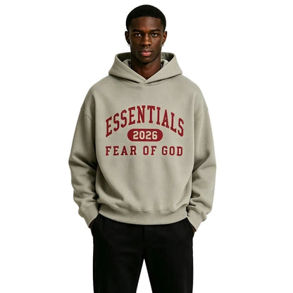 Fear of God Essentials Classic Hoodie Smoke Grey - Afewvibe