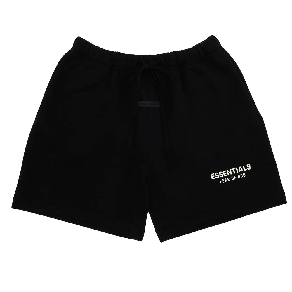 Fear of God Essentials Classic Sweatshort Jet Black - Afewvibe
