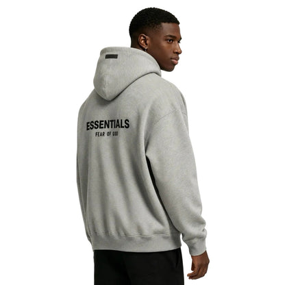 Fear of God Essentials Core Collection Hoodie Dark Oatmeal - Afewvibe