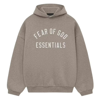 Fear of God Essentials Fleece Hoodie Heather Gray - Afewvibe