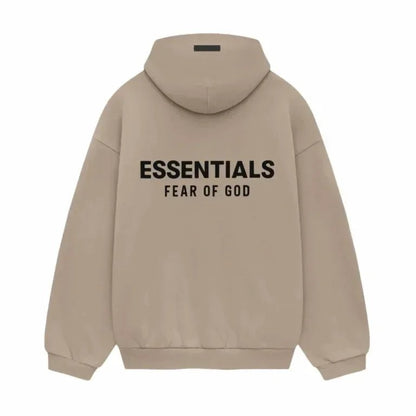 Fear Of God Essentials Fleece Hoodie lI Desert Sand - Afewvibe