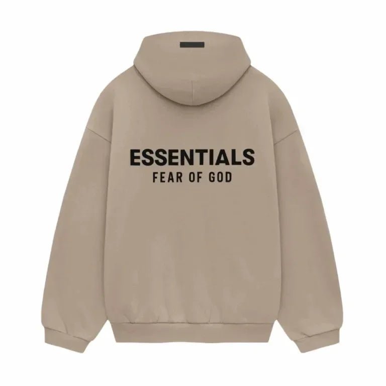 Fear Of God Essentials Fleece Hoodie lI Desert Sand - Afewvibe