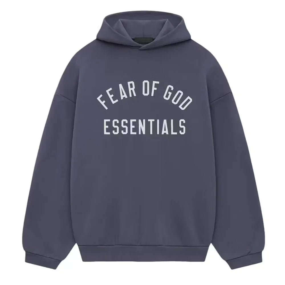 Fear of God Essentials Fleece Hoodie Marine - Afewvibe