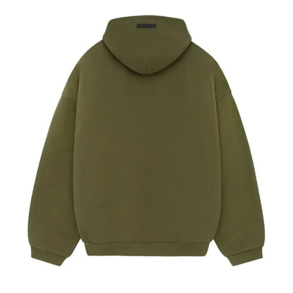 Fear of God Essentials Fleece Hoodie Military - Afewvibe