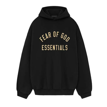 Fear of God Essentials Fleece II Hoodie Black FW24 - Afewvibe