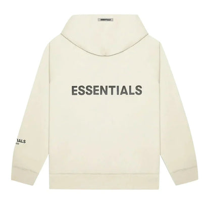 Fear of God Essentials Full Zip Hoodie Cream - Afewvibe