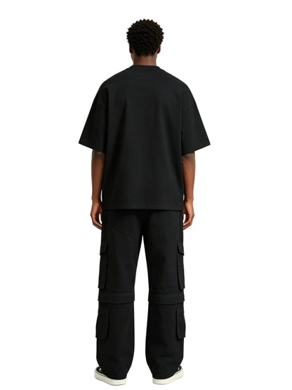 Fear of God Essentials Heavy Crewneck Tee Black - Afewvibe