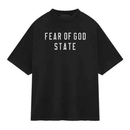 Fear of God Essentials Heavy Crewneck Tee Black - Afewvibe