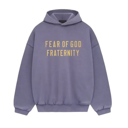Fear of God Essentials Heavy Fleece Hoodie Lavender - Afewvibe