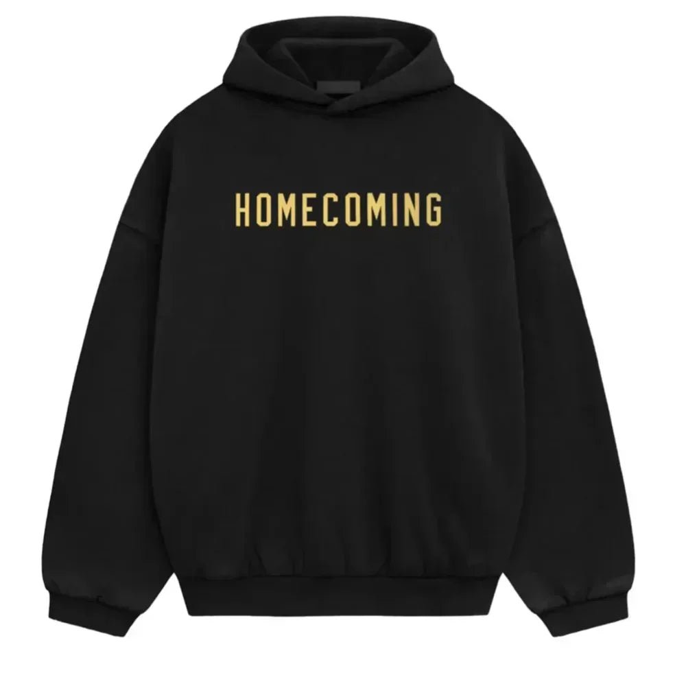 Fear of God Essentials Homecoming Heavy Fleece Hoodie Black - Afewvibe