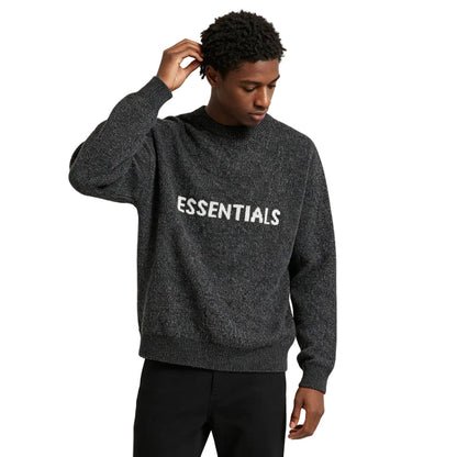Fear of God Essentials Knit Sweater Black - Afewvibe