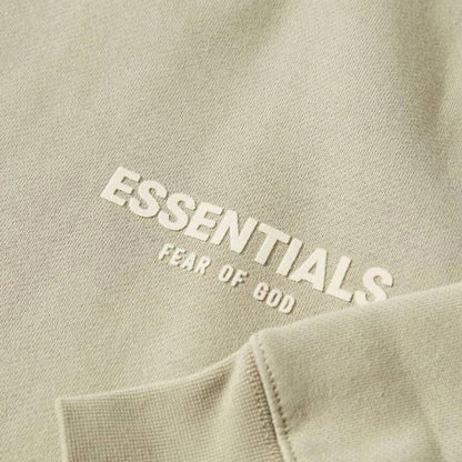 Fear of God Essentials Logo Hoodie Seafoam - Afewvibe