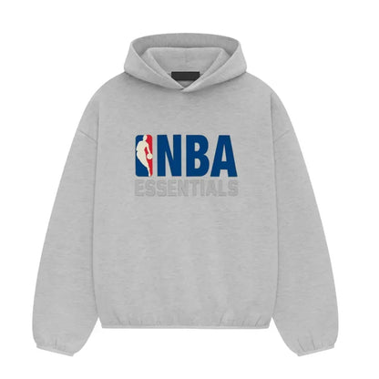 Fear of God Essentials NBA Hoodie Light Heather - Afewvibe
