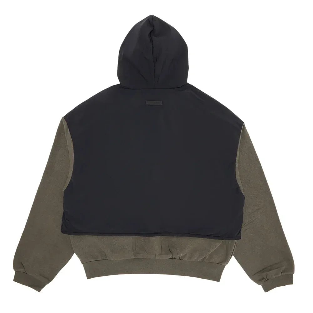 Fear of God Essentials Nylon Fleece Hooded Sweater Ink/Jet Black - Afewvibe