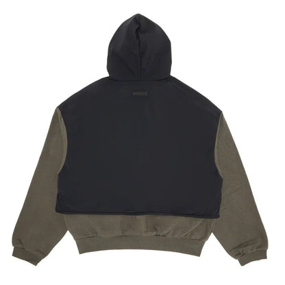 Fear of God Essentials Nylon Fleece Hooded Sweater Ink/Jet Black - Afewvibe