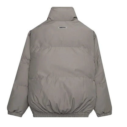 Fear of God Essentials Puffer Jacket Cement - Afewvibe