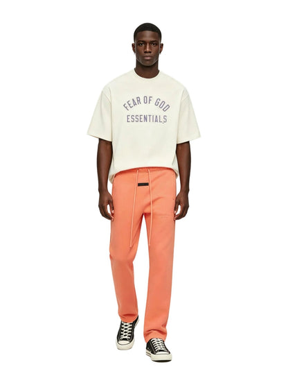 Fear of God Essentials Relaxed Sweatpant Coral - Afewvibe