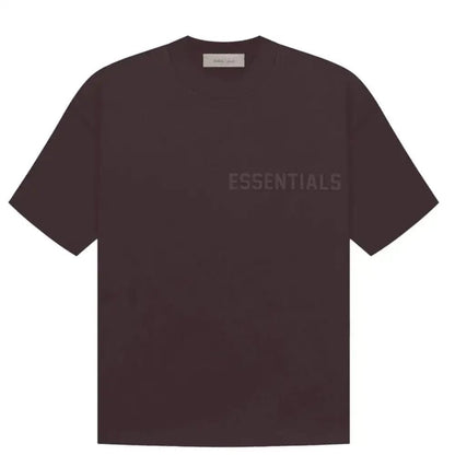 Fear of God Essentials Short - Sleeve Tee Plum - Afewvibe