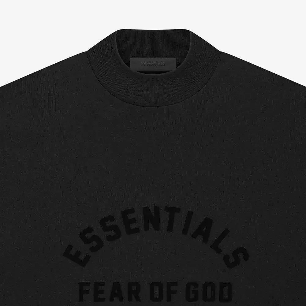 Fear of God Essentials SS23 Black Collection Tee Jet Black - Afewvibe