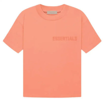 Fear of God Essentials T-Shirt Coral - Afewvibe