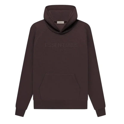 Fear Of God Essentials Waffle Raglan Hoodie Plum - Afewvibe