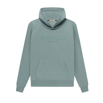 Fear Of God Essentials Waffle Raglan Hoodie Sycamore - Afewvibe
