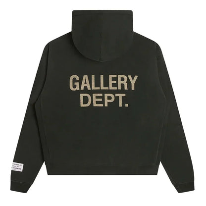 Gallery Dept. 90s GD Logo Hoodie Vintage Black - Afewvibe