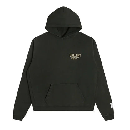Gallery Dept. 90s GD Logo Hoodie Vintage Black - Afewvibe
