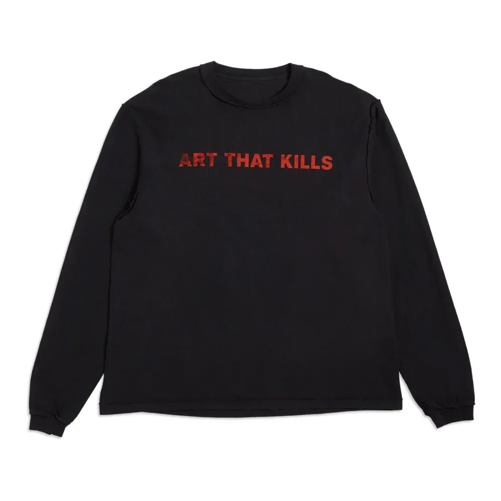 Gallery Dept. Art That Kills Reversible L/S Tee Black - Afewvibe